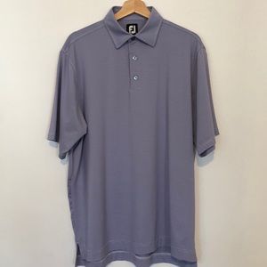 Footjoy golf shirt size large, purple